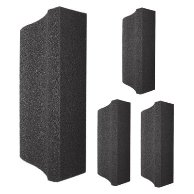 Didiseaon 4pcs Beard Cleaning Sponge Multi-functional Hair Catcher for Men Efficient Beard Grooming Tool for Bathroom Sink Countertops Travel-friendly for Daily Trimming