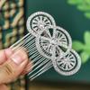 BERYUAN Vintage Rhinestone Wedding Hair Comb Gothic Crystal Rhinestone Bridal Headpiece Bridal Hair Accessories for Women view 1
