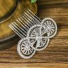 BERYUAN Vintage Rhinestone Wedding Hair Comb Gothic Crystal Rhinestone Bridal Headpiece Bridal Hair Accessories for Women view 4