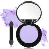 MEICOLY Light Purple Eyeshadow with Mirror,Matte Violet Lavender Eye Shadow Palette,Lilac Purple Powder Makeup,Single Eyeshadow for Women and Girls,Eye Makeup Eyelid Color view 1