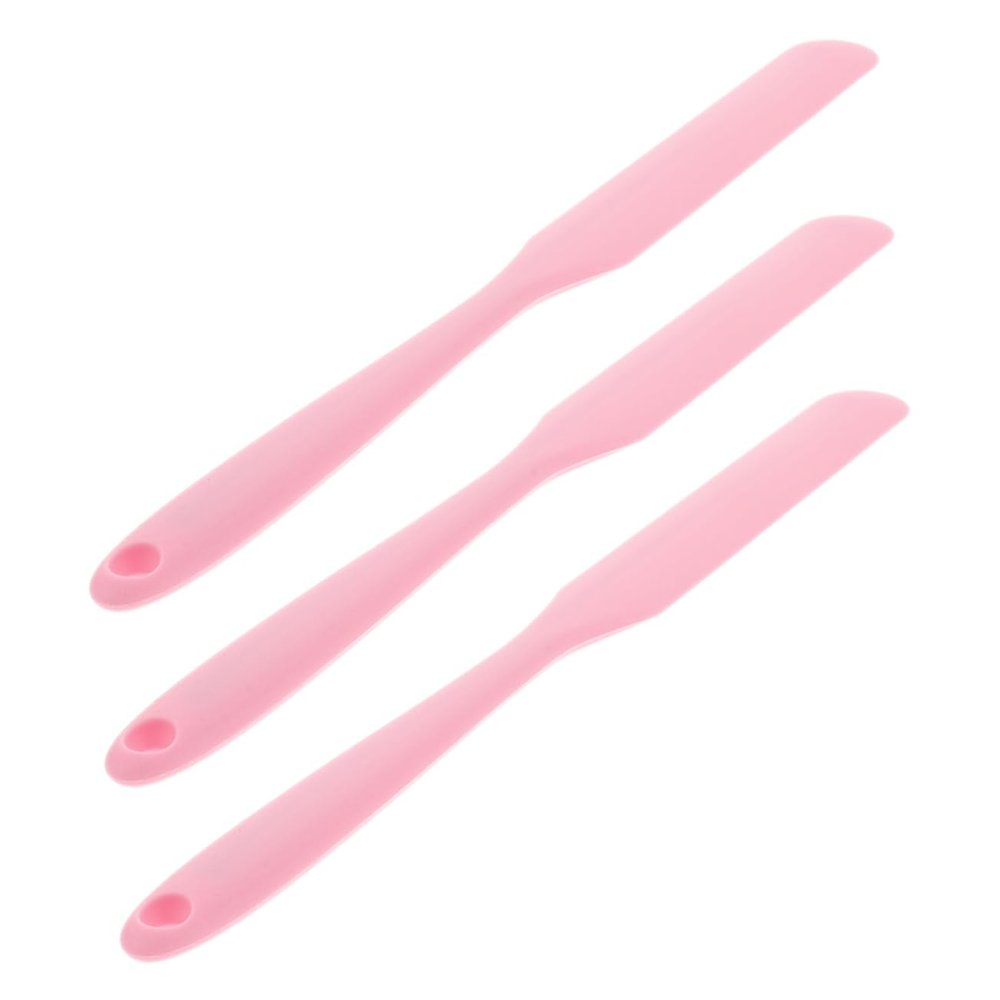 FOMIYES 3pcs Silicone Hair Removal Wax Applicator Non-stick Waxing Stick Reusable Body Waxing Rods for Eyebrows