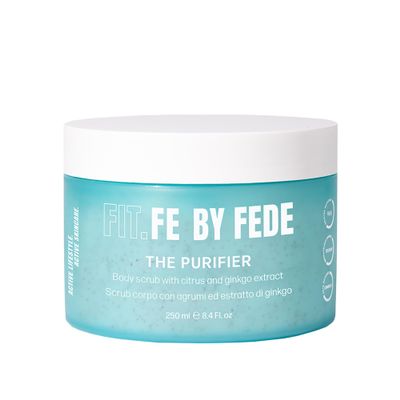 FIT.FE BY FEDE The Purifying Body Scrub - Exfoliating Body Scrub with Citrus and Ginkgo Biloba Extract for Skin Care - Personal Care Products - 8.4 oz