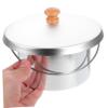 FELTECHELECTR Practical Wax Melting Pot Lid Capacity Iron Inner Pot Lid Wax Warmer Waxing Supply Dual Heater view 3