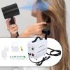 Nano Hair Steamer, 1300W Hairs Salon Steamer Spray Gun, Hair Salon Hair Face Care Spray w/11.8 OZ Water Tank, Professional Steamers Gun for Homes, Beauty Hospitals, Offices(White) view 2