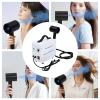 Nano Hair Steamer, 1300W Hairs Salon Steamer Spray Gun, Hair Salon Hair Face Care Spray w/11.8 OZ Water Tank, Professional Steamers Gun for Homes, Beauty Hospitals, Offices(White) view 4