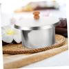 Ciieeo 1set Non-stick Wax Melting Pot Lid Iron Wax Melting Container for Home and Salon Use Dual Heater Pot for Easy and Safe Capacity Inner Accessory view 3