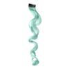 Stasia Street 20-Inch Curly Clip-On Strands Korean Synthetic Breatheable Hair Extensions for Women Natural Looking Instant Style, Volume & Length - Tibetan Turquoise view 1