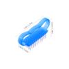 Healvian 10pcs Portable Nail Cleaning Brushes Stiff Bristle Scrub Brush Handle for Nail Art Manicure Compact Design for Home Travel Use view 2