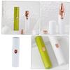 PLAFOPE USB Rechargeable Electric Eyebrow Trimmer for Women Hair Removal Device Precision Trimmer Led Light Allergic Material Sanitary Design view 3