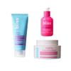 Bliss Facial Trio  Micro Magic Skin-Refining Face Scrub (Packaging May Vary), Mighty Marshmallow Brightening Mask & Glow and Hydrate Serum - Exfoliating and Hydrating Skincare Routine view 1