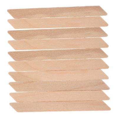 Didiseaon 10pcs Hair Removal Sticks Applicator Sticks for Body Waxing Wooden for Face Eyebrow and Lip