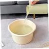 DOITOOL Plastic Foot Soak Bath Tub Durable Foot Bath Barrel for Massage Cream Color Compact and Lightweight for Relaxation and Self-care view 4