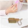 Healvian 2pcs Fingernail Cleaning Brush Durable Nail Scrubbers with Ergonomic Handle for Nail Care Fingernails Toenails Home Travel view 4