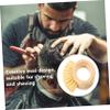 Ipetboom Men Portable Beard Brush and Hair Duster Creative Oval Shaving Brush for Barbers and Grooming Tasks Neck Duster Tool for Easy Hair Cleaning view 4