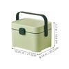 Veemoon Portable Multi-functional Storage Box for Home Organizer Lid Easy Categorization Travel-friendly Design for Cosmetics Office Supplies and Tools view 2