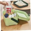Veemoon Portable Multi-functional Storage Box for Home Organizer Lid Easy Categorization Travel-friendly Design for Cosmetics Office Supplies and Tools view 3
