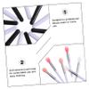 VICASKY 12pcs Silicone Lip Brush Makeup Brush Lipstick Applicator Makeup Cosmetics Lip Mask for Travel view 3