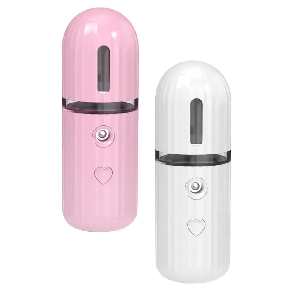 Gogogmee 2pcs Handy Moisturizing Mist Sprayer Air Humidifier Facial Mist Sprayer Humidifier Fine for Face