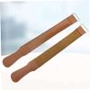 2 Pack Leather Razor Strop for Barber Stations and Home Use view 4
