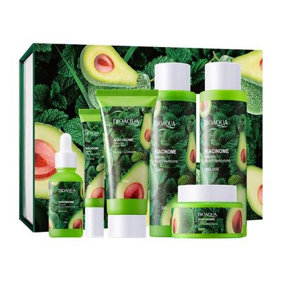 Avocado Skincare 6pcs Set  Purifying Cleansing Balm, Moisturizing Toner, Eye Cream, Essence, and Essence Cream  Hydrating & Nourishing Facial Care for Smooth, Radiant Skin Holiday Gift Box