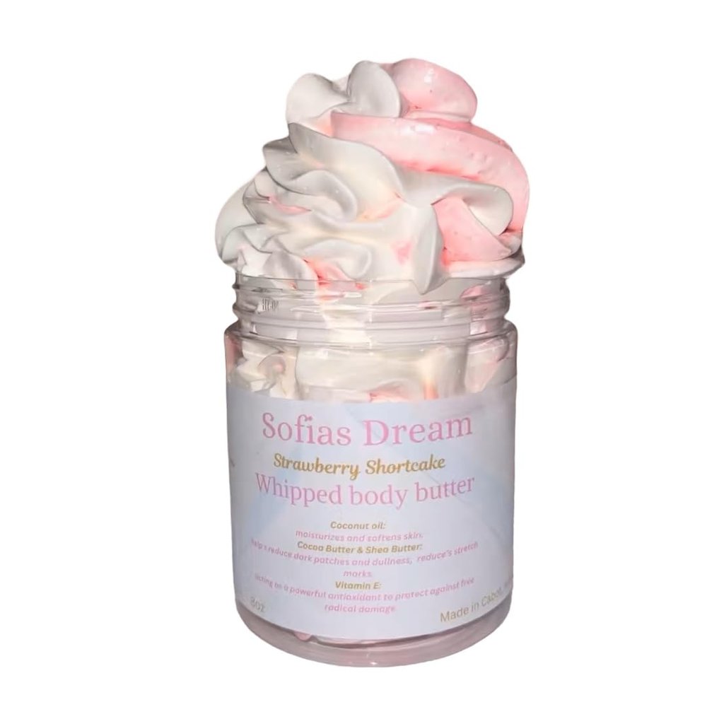 Strawberry shortcake whipped body butter