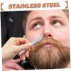 Ipetboom Stainless Steel Nose Hair and Eyebrow Scissors Safe Round Head Design for Painless Grooming at Home Shop Precise Blades Compact for Men and Women view 3