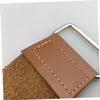 Ipetboom 2pcs Leather Strop for Precision Sharpening Cowhide Polishing Cloth for Straight Blades and Woodworking Tools view 2