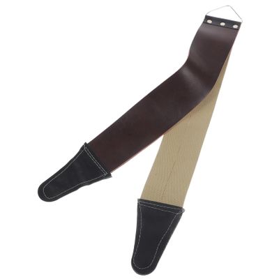 Ipetboom Razor Sharpening Strop Double Edge Razor Blade Sharpener Canvas Leather Random Color