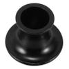 FOMIYES Men's Shaving Razor Stand Compact Aluminum Alloy Holder for Safety Razors Durable Bathroom Accessory Base Compatible with Old-fashioned Manual Black Finish view 1