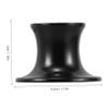 FOMIYES Men's Shaving Razor Stand Compact Aluminum Alloy Holder for Safety Razors Durable Bathroom Accessory Base Compatible with Old-fashioned Manual Black Finish view 2