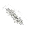 FOMIYES Rhinestones Barrettes for Women Thin Hair Clips Beautiful Metal Hairpin for Spring or Formal Events view 2