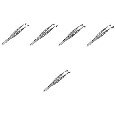 BESPORTBLE 5pcs Treatment Tweezers Eyelid Tweezer Women Beauty Tool Eyelid Meibomian Gland Expressor