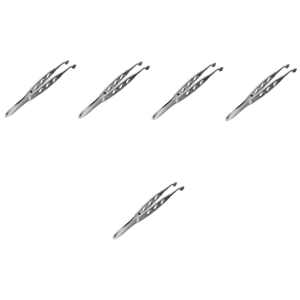 BESPORTBLE 5pcs Treatment Tweezers Eyelid Tweezer Women Beauty Tool Eyelid Meibomian Gland Expressor