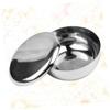 FRCOLOR 1pc Men's Electric Razor Shaving Bowl Stainless Steel Razor Brush Shaving Bowl view 4