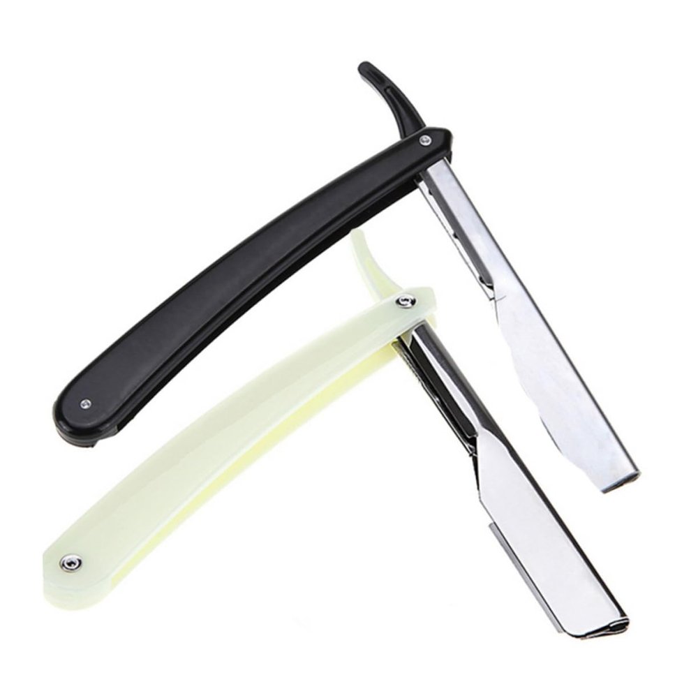 FOMIYES 6pcs Men Barber Tool Holder Manual Razor Cutting Holder for Beard Eyebrow Shaving