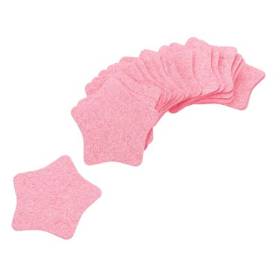 FOMIYES 25pcs Facial Cleansing Sponge Makeup Removal Pads Shape Deep Cleansing Comfortable for Daily Use