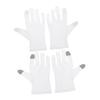 Didiseaon 2pairs Overnight Moisturizing Gloves Touchscreen Friendly Cotton Spa Gloves for Dry Hands view 1