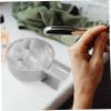 Ipetboom Handheld Shaving Cream Foam Bowl Small Shaving Bowl for Men Multi-use Barber view 4