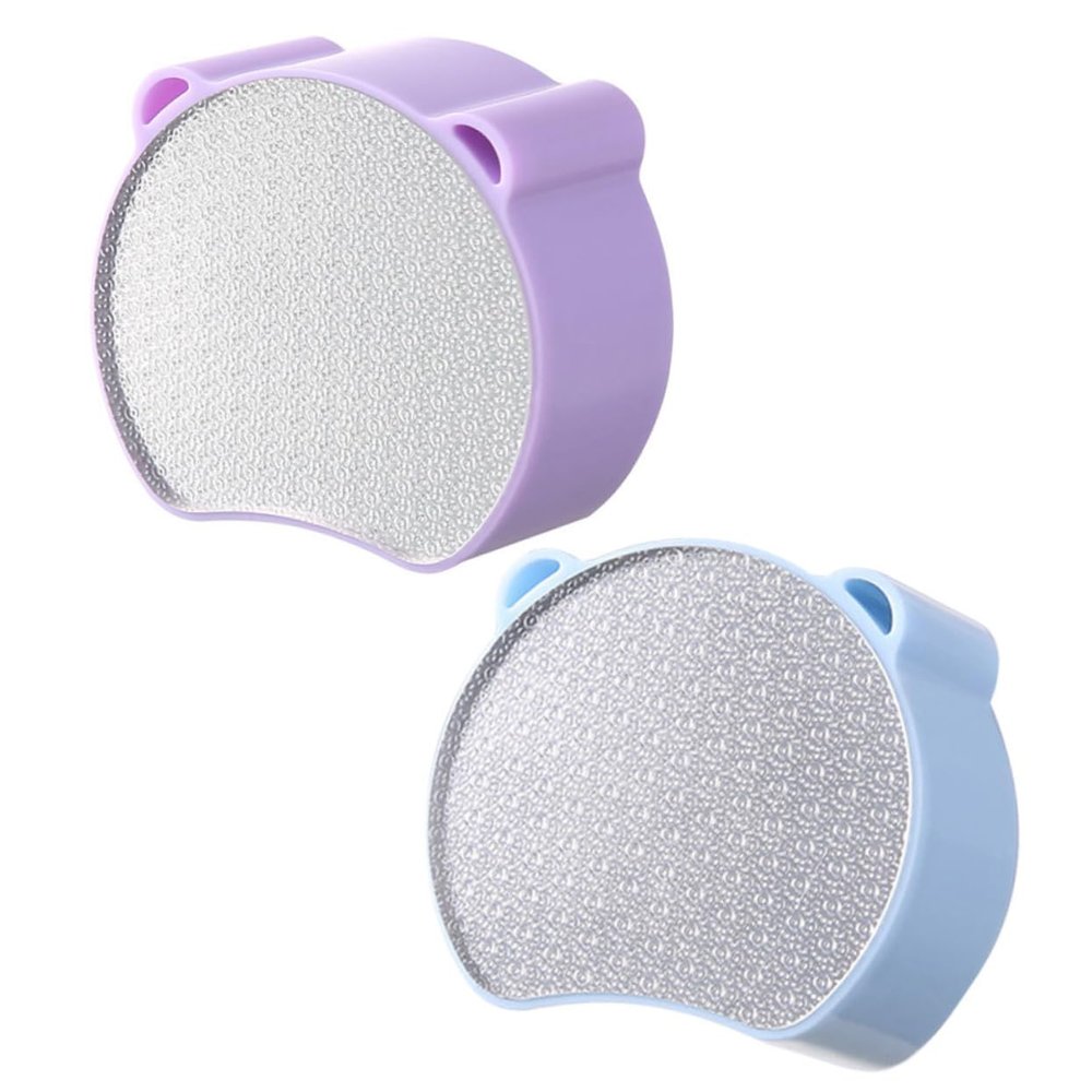 Ipetboom 2pcs Hair Eraser for Women Dual-sided Exfoliation Tool Portable Handheld Hair Remover for Home and Travel Use Fun Design in and Easy Manual