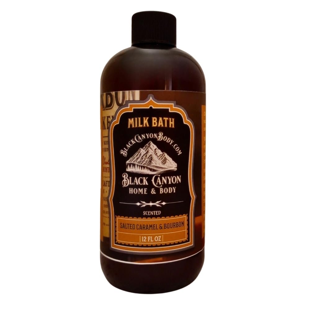 Black Canyon Salted Caramel & Bourbon Scented Milk & Bubble Bath, 12 Oz