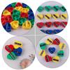 DIYEAH 60pcs Love Heart Single Hole Pencil Sharpener for Makeup Eyebrow and Pencils Compact Design for School and Travel view 4