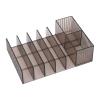 Acouto Clear Cosmetic - 7 Compartment Makeup Storage for Eyeshadow, Lipsticks, and More  for Vanity and Drawer view 2
