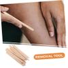 VICASKY Essential Waxing Supplies 100pcs Wooden Hair Removal Sticks Waxing Sticks Spatula for Safe and Comfortable Waxing view 3