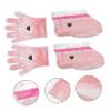 Didiseaon 2pairs Hand Wax Foot Wax Kit Gloves Foot Covers Paraffin Therapy for Nourishing Soft Skin view 2