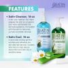 SATIN SMOOTH Pre Wax Cleanser & Aloe Vera Post Wax Cooling Gel Duo - Hair Removal Prep and Aftercare Kit, 16 oz view 4