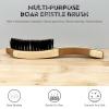 Beard Brush for Men  Ergonomic Curved Design for Beard & Mustache Grooming and Styling  Promotes Beard Growth  Portable and Travel-Friendly view 2
