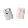 CORHAD 2pcs Cute Cartoon 3D Bear Rabbit Hair Drying Towels Soft Coral Fleece Absorbent Quick Dry Towel for Boys and Girls Bath and Shower view 1