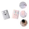 CORHAD 2pcs Cute Cartoon 3D Bear Rabbit Hair Drying Towels Soft Coral Fleece Absorbent Quick Dry Towel for Boys and Girls Bath and Shower view 4