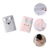 POPETPOP 2pcs Cartoon Bear and Bunny Quick Dry Hair Wrap Towels Super Soft Coral Fleece Absorbent Shower Towels for Women for Home and Travel view 3