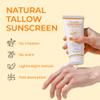 Beef Tallow Sunscreen SPF 50 with Mineral : Instant Sun Protection Non Nano Zinc Oxide Sunblock- Non Greasy Formula- Beach Jogging Outdoor Sports - 3 Fl oz, 85g view 2
